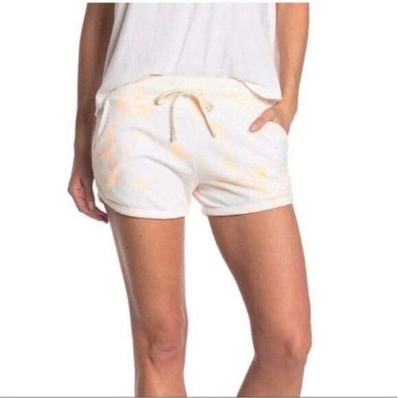 Sundry | Orange Cream Tie Dye Shorts Size 2 NWT - Picture 1 of 10